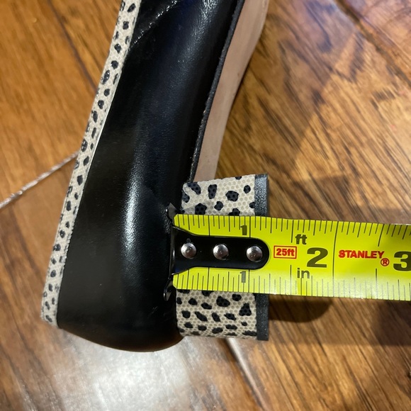 Coup d’etat Vintage Heels Black Cheetah Size 7.5 AA Narrow Round Toe Wanton2 EUC - Picture 10 of 16